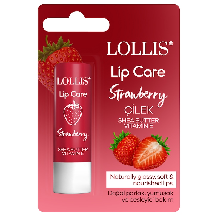 بالم لب توت فرنگی لولیس مدل Strawberry Lip Care