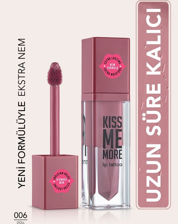 رژ لب مایع فلورمار مدل Kiss Me More شماره 006 رنگ Doll