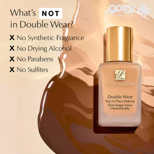 کرم پودر استی لادر مدل Double Wear شماره 2W0 رنگ WARM VANILLA حجم 30 میل