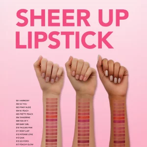 رژ لب فلورمار مدل SHEER UP شماره 009 رنگ BABY GIRL