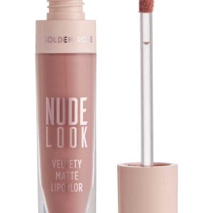 رژ لب مایع و مات گلدن رز سری Nude Look شماره 3 رنگ Rosy Nude