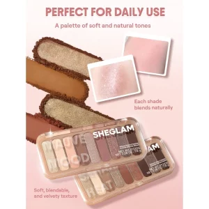 پالت Mauve Mood Nude شیگلم سایه چشم 9 رنگ 