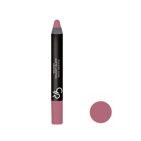 رژ لب مدادی مات گلدن رز مدل Crayon شماره 20
