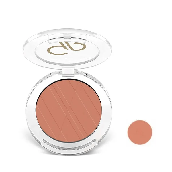 رژ گونه پودری گلدن رز مدل Powder Blush Soft And Silki رنگ Peach Glaze شماره 10
