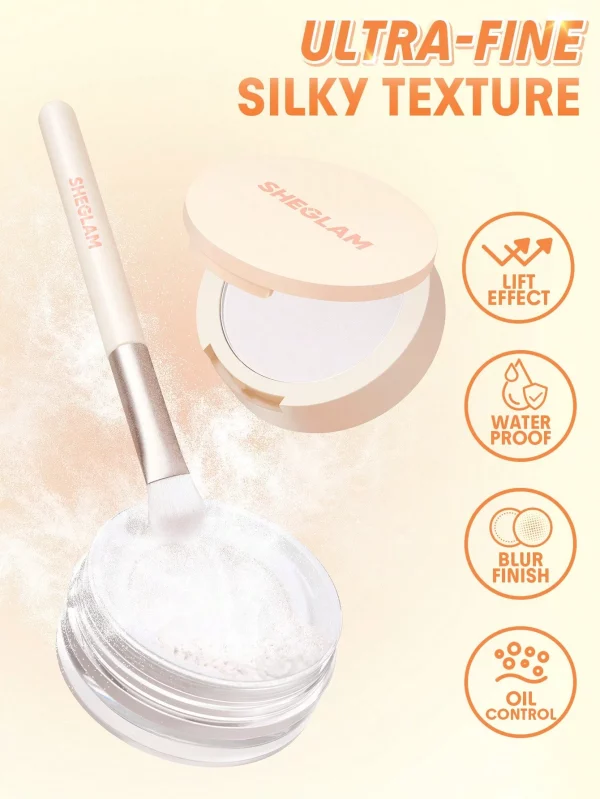 پودر فیکس Blur‌&‌Lift شیگلم Insta-Ready Ultra-Fine حجم 7 گرم 