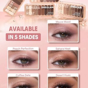 پالت Mauve Mood Nude شیگلم سایه چشم 9 رنگ 