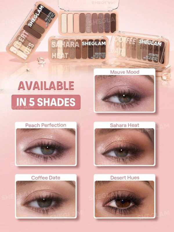 پالت Mauve Mood Nude شیگلم سایه چشم 9 رنگ 