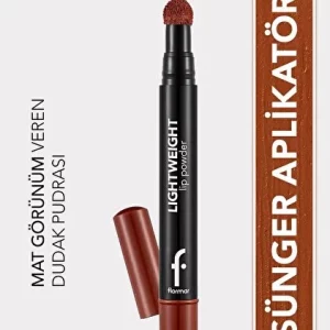 رژ لب پد دار فلورمار مدل LIP POWDER شماره 11 رنگ MATURE