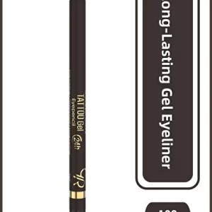 مداد چشم ضد آب گلدن رز مدل TATTOO GEL شماره 102 رنگ قهوه ای تیره