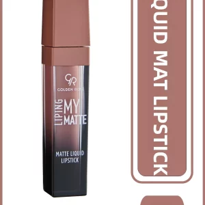رژ لب مایع مات گلدن رز مدل LIPING MY MATTE شماره 04