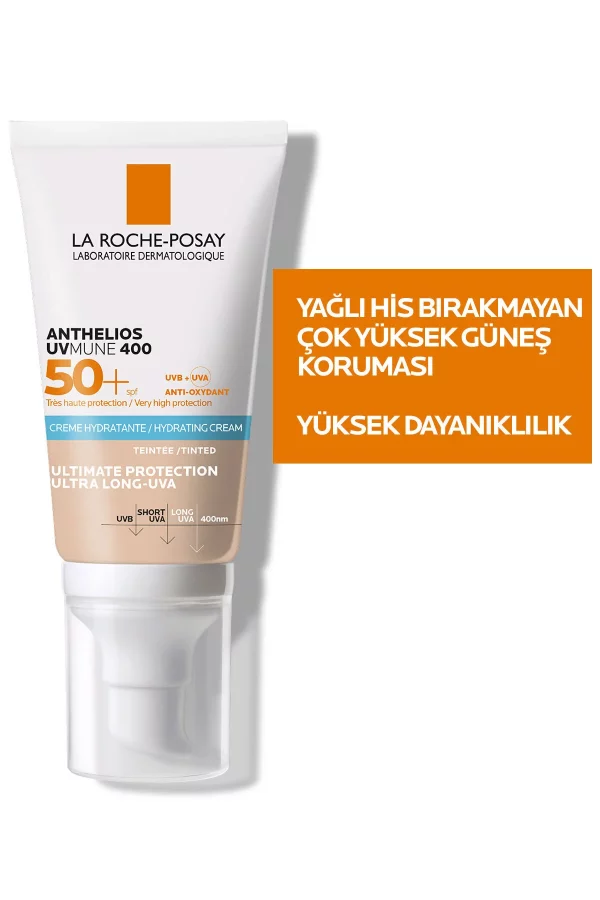 کرم ضد آفتاب رنگی لاروش پوزای مدل HYDRATING TINTED حجم 50 میل