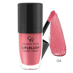 رژ لب و گونه گلدن رز مدل Velvet Touch شماره 04 بیبی پینک