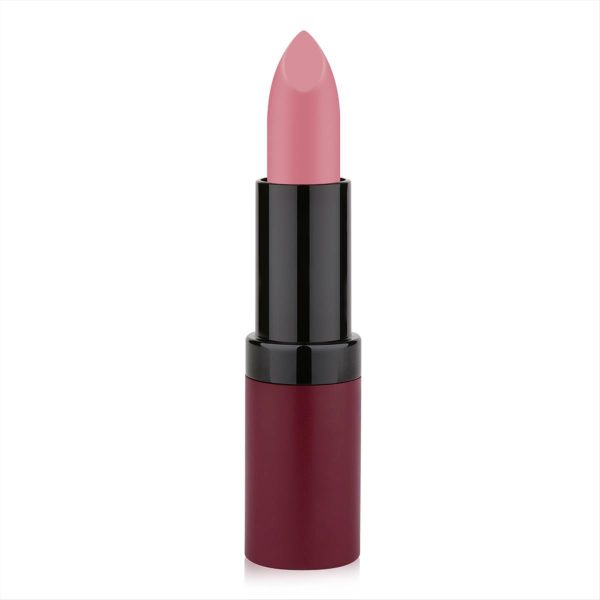 رژ لب جامد مات و مخملی گلدن رز مدل GR Velvet Matte Lipstick شماره 7