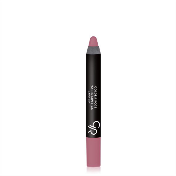 رژ لب مدادی مات گلدن رز مدل Crayon شماره 10