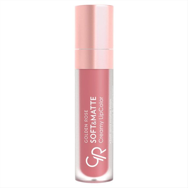 رژ لب مایع گلدن رز مدل Soft & Matte Creamy شماره 108