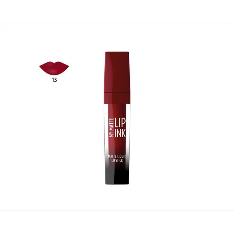 رژ لب مایع مات ضدآب گلدن رز مدل My Matte شماره 13