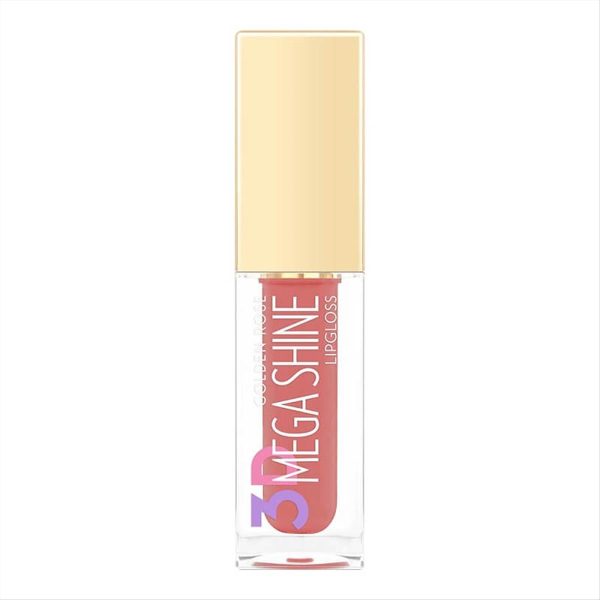 برق لب گلدن رز مدل 3D Mega Shine شماره 106