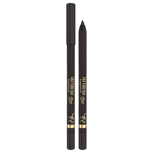 مداد چشم ضد آب گلدن رز مدل TATTOO GEL شماره 102 رنگ قهوه ای تیره
