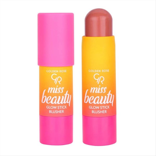 رژگونه استیکی گلدن رز مدل Miss Beauty Glow شماره 02 Dusty Rose