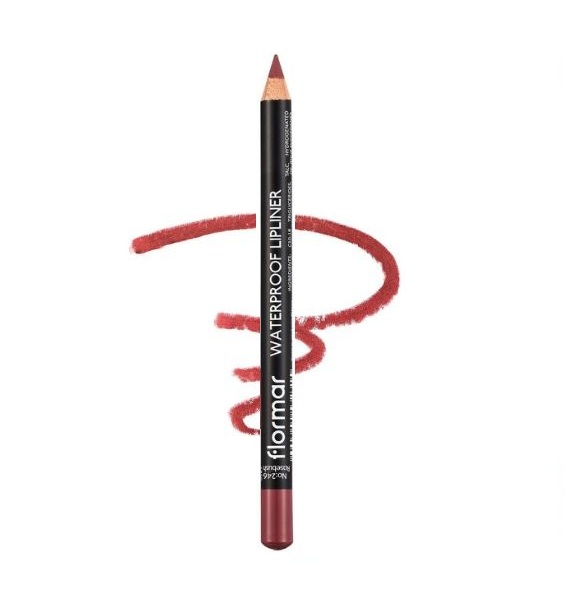 مداد لب ضد آب فلورمار Flormar مدل Waterproof Lipliner شماره 238 رنگ Pure Rose