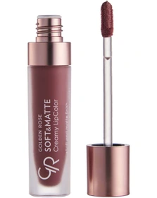 رژ لب مایع گلدن رز مدل Soft & Matte شماره 113
