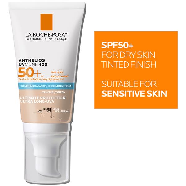 کرم ضد آفتاب رنگی لاروش پوزای مدل HYDRATING TINTED حجم 50 میل
