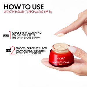 کرم ضد لک و ضد چروک لیفت اکتیو B3 ویشی با SPF50 حجم 50میل