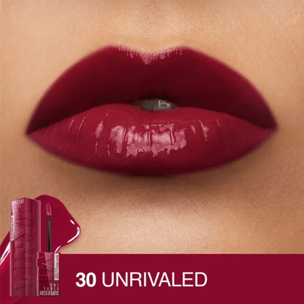 رژ‌لب‌مایع 30 unrivaled میبلین Vinyl Ink حجم 4.2 گرم