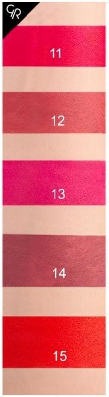 رژ لب جامد مات و مخملی گلدن رز مدل GR Velvet Matte Lipstick شماره 7