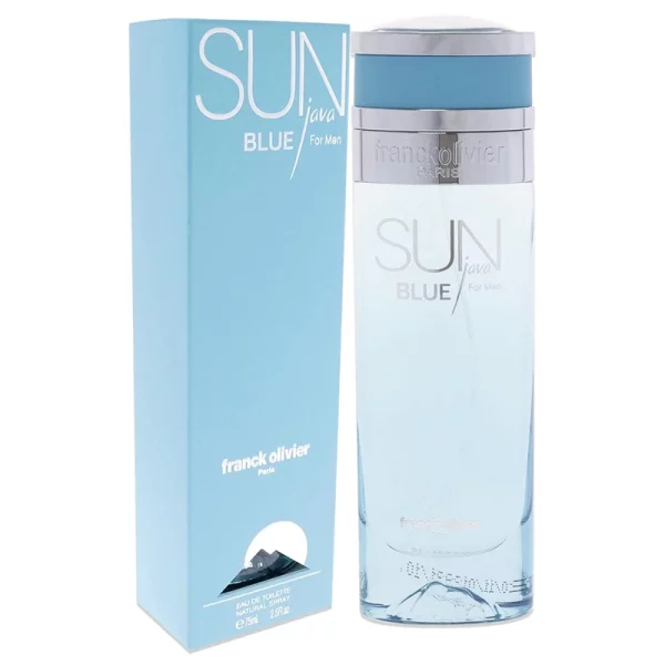 ادو تویلت مردانه فرانک اولیویر مدل Sun java Blue حجم 75 میل