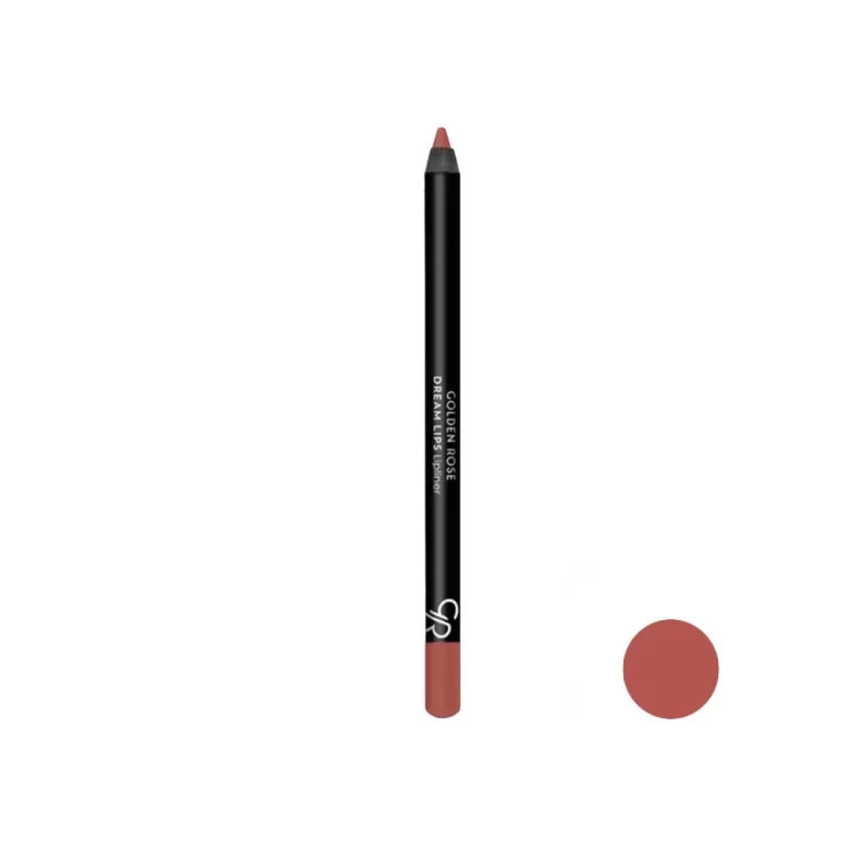 مداد لب بادوام مات گلدن رز مدل DREAM LIPS شماره 531 رنگ کالباسی روشن