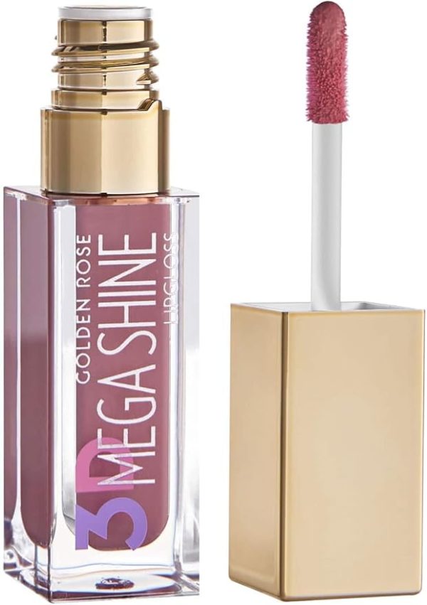 برق لب گلدن رز مدل 3D Mega Shine شماره 106