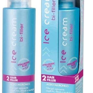 ژل‌مو Hair filler آیس‌کریم مدل 2 ضخیم کننده مو حجم 150 میلی لیتر 