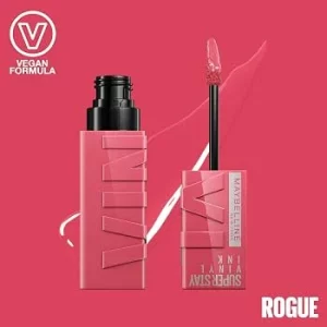 رژ‌لب مایع 145 Rogue میبلین وینیل‌اینک حجم 4.2 میلی لیتر