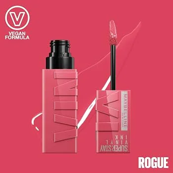 رژ‌لب مایع 145 Rogue میبلین وینیل‌اینک حجم 4.2 میلی لیتر