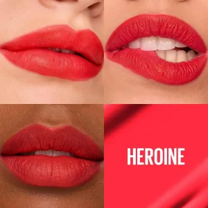 رژلب مایع 25 Heroine میبلین سوپر استی مات اینک حجم 5 میلی‌لیتر 