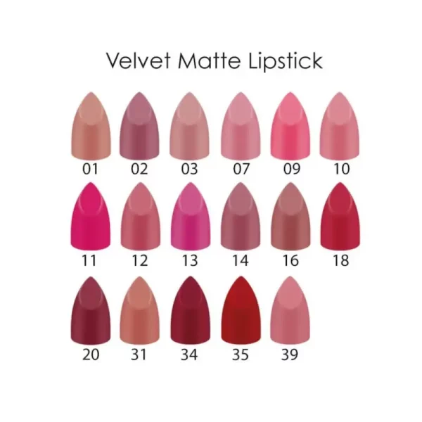رژ لب جامد گلدن رز مدل Velvet Matte شماره ۲۷ رنگ Vintage Pink