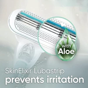 سری یدک ژیلت زنانه ونوس Smooth Sensitive با عصاره آلوئه‌ورا 4 عددی 