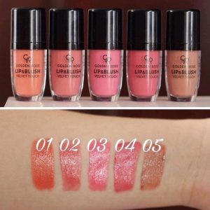 رژ لب و گونه گلدن رز مدل Velvet Touch شماره 02 مرجانی