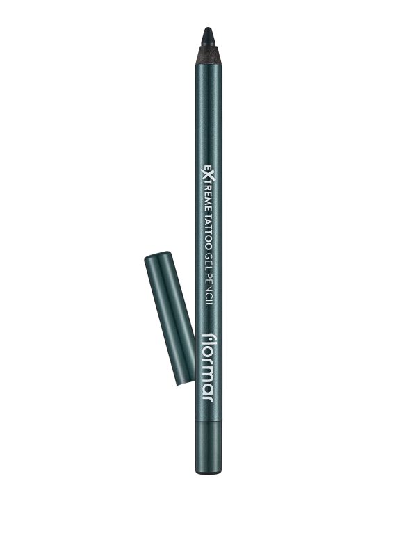 مداد چشم ژله ای ضد آب فلورمار Flormar مدل Extreme tattoo Gel Pencil شماره 03 رنگ Deep Green