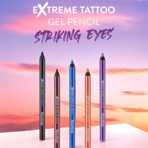 مداد چشم ژله ای ضد آب فلورمار Flormar مدل Extreme tattoo Gel Pencil شماره 03 رنگ Deep Green