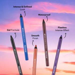 مداد چشم ژله ای ضد آب فلورمار Flormar مدل Extreme tattoo Gel Pencil شماره 03 رنگ Deep Green