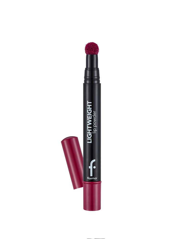 رژ لب پد دار فلورمار مدل LIP POWDER شماره 18 رنگ GIRLS TRIP