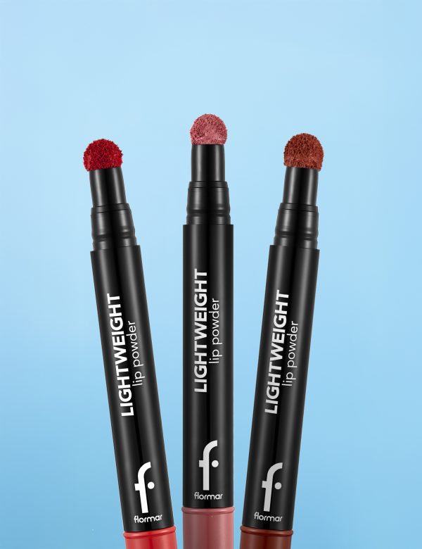 رژ لب پد دار فلورمار مدل LIP POWDER شماره 18 رنگ GIRLS TRIP