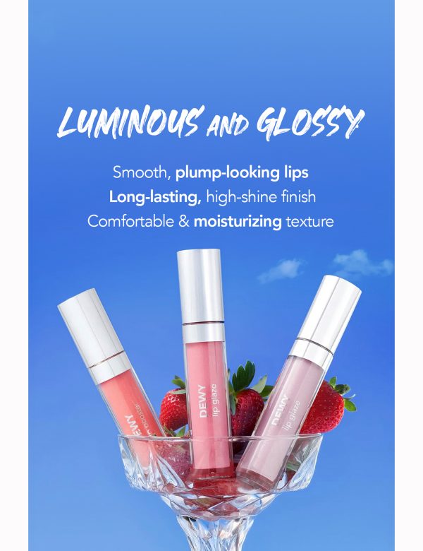 برق لب درخشان فلورمار مدل Dewy Lip Glaze شماره 021 رنگ Shine Today