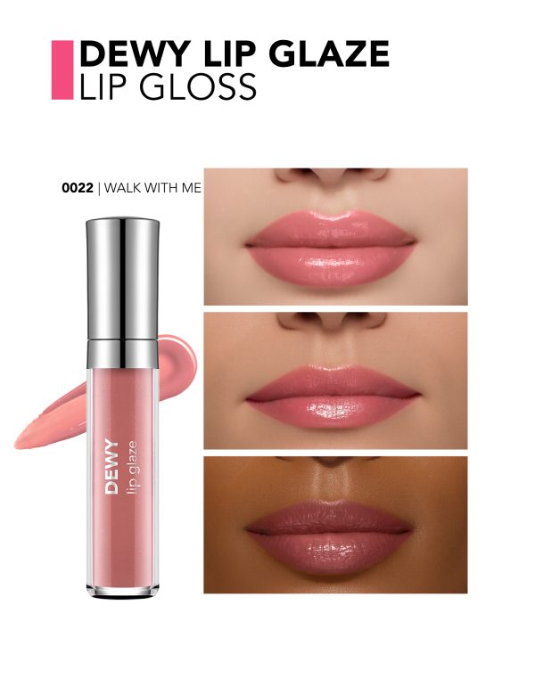 لیپ گلاس فلورمار DEWY LIP GLAZE شماره 022 رنگ WALK WITH ME