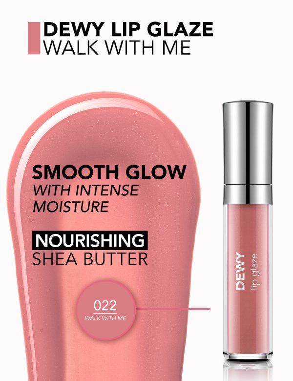 لیپ گلاس فلورمار DEWY LIP GLAZE شماره 022 رنگ WALK WITH ME