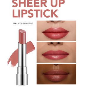 رژ لب جامد فلورمار مدل SHEER UP رنگ HIDDEN DESIRE شماره 020