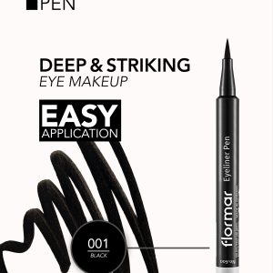 خط چشم ماژیکی فلورمار مدل Eyeliner Pen شماره 001 Black