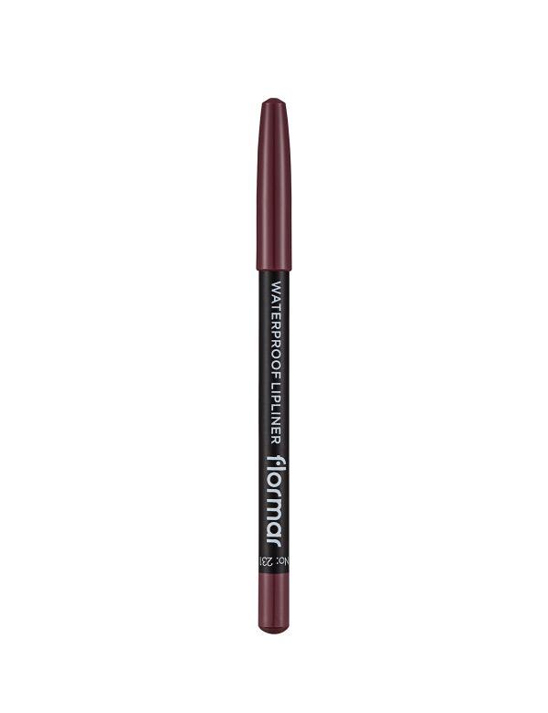 مداد لب ضد آب فلورمار Flormar مدل Waterproof Lipliner شماره 231 رنگ Berry Stain